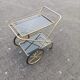 Servant's service with foldable wheels vintage gilded