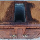 Butcher's buffet ice chest from the Art Deco period in oak