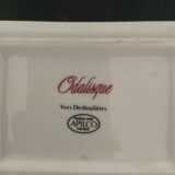 Set of 3 porcelain ashtrays