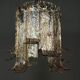 Grand vintage Murano glass chandelier by Av Mazzega, Italy, 1970s.