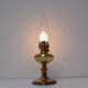 Vintage brass table lamp, czechoslovakia, 1950's.