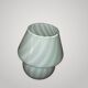 Lampe table champignon murano spirale 1960