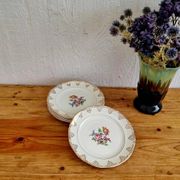 Set of 6 flat plates Saint Amand Céranord model Eve