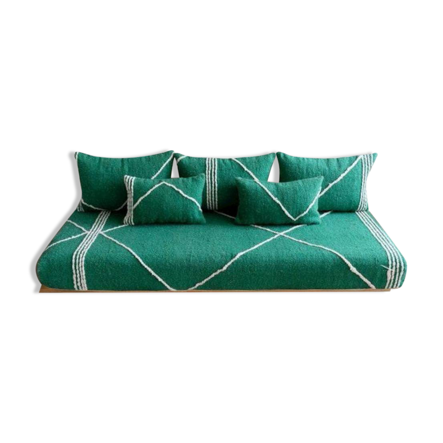 Moroccan Heritage Reimagined – Malachite Green Znafi Lounge Seating