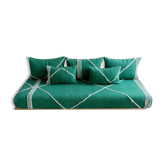 Moroccan Heritage Reimagined – Malachite Green Znafi Lounge Seating