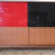 Buffet in teak doors sliding