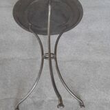 Iron pedestal table at the end of the 19th century