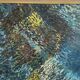 Grande huile sur toile suédoise originale – « Composition » par Valter Gibson