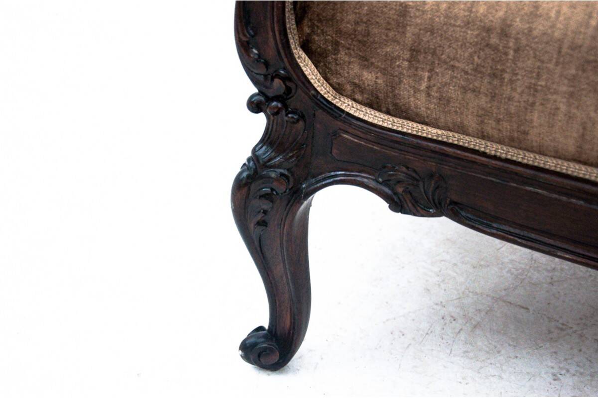 A pair of antique armchairs, Northern Europe, around 1890.