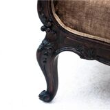 A pair of antique armchairs, Northern Europe, around 1890.