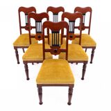 Set of six chairs, Northern Europe, turn of the 19th and 20th centuries. After renovation.