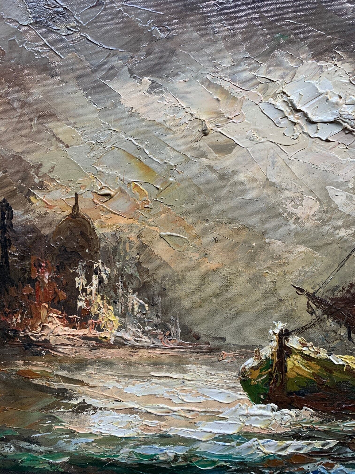 Bernard "North Sea". Oil on canvas.