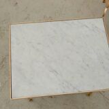 Neoclassical brass and marble nesting tables, 1950