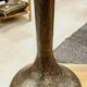 Hammered metal vase