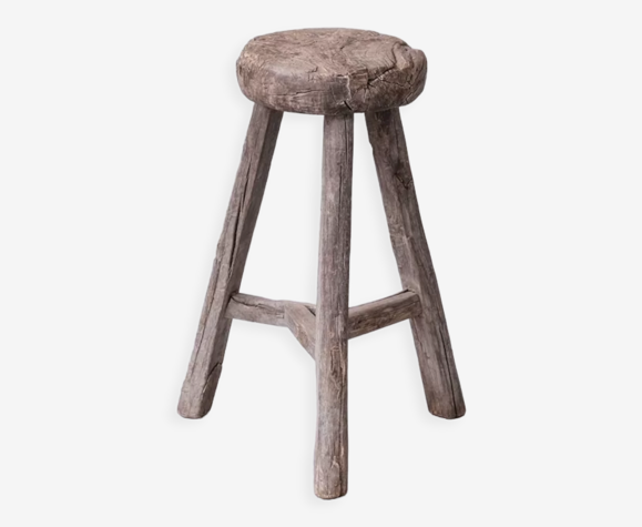 Tabouret français antique trépied ou table d’appoint