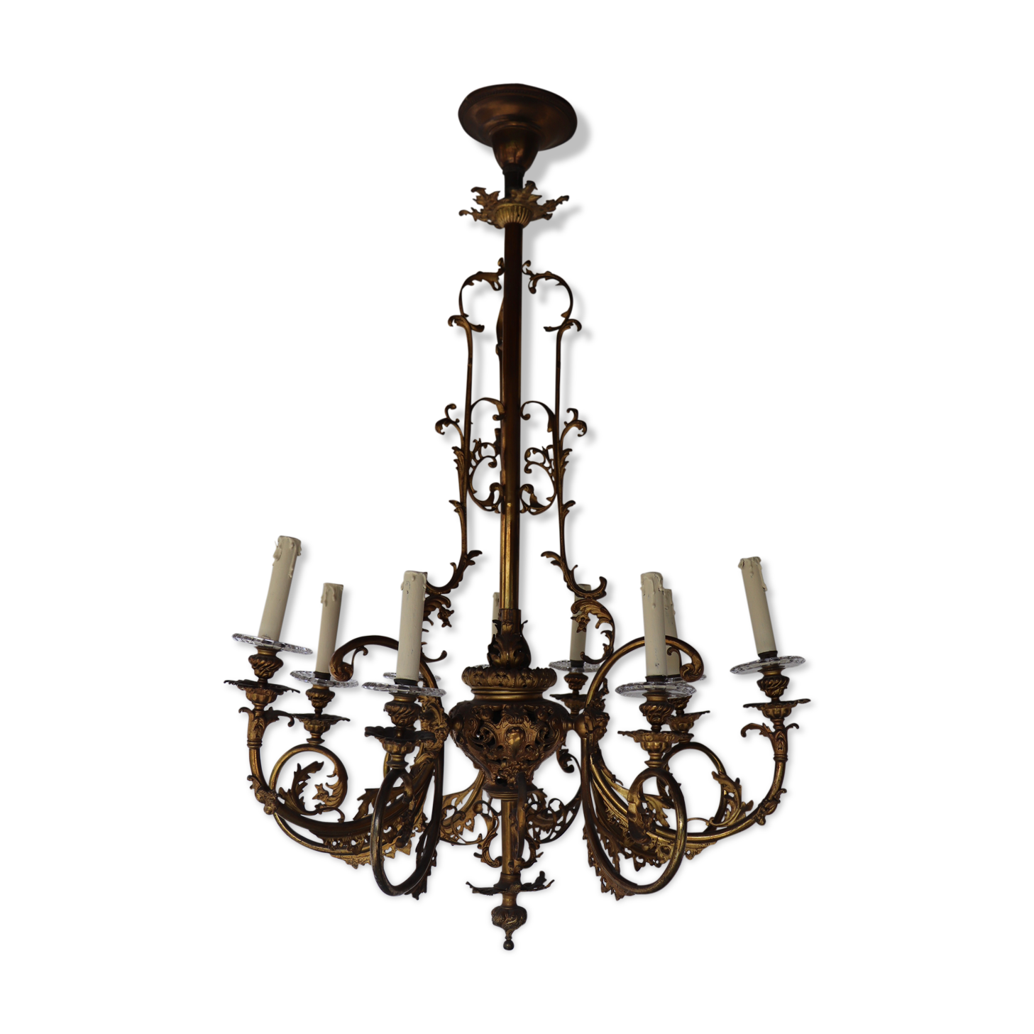 Golden bronze lustre XlX angelots