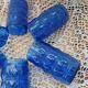 6 antique cobalt blue glasses