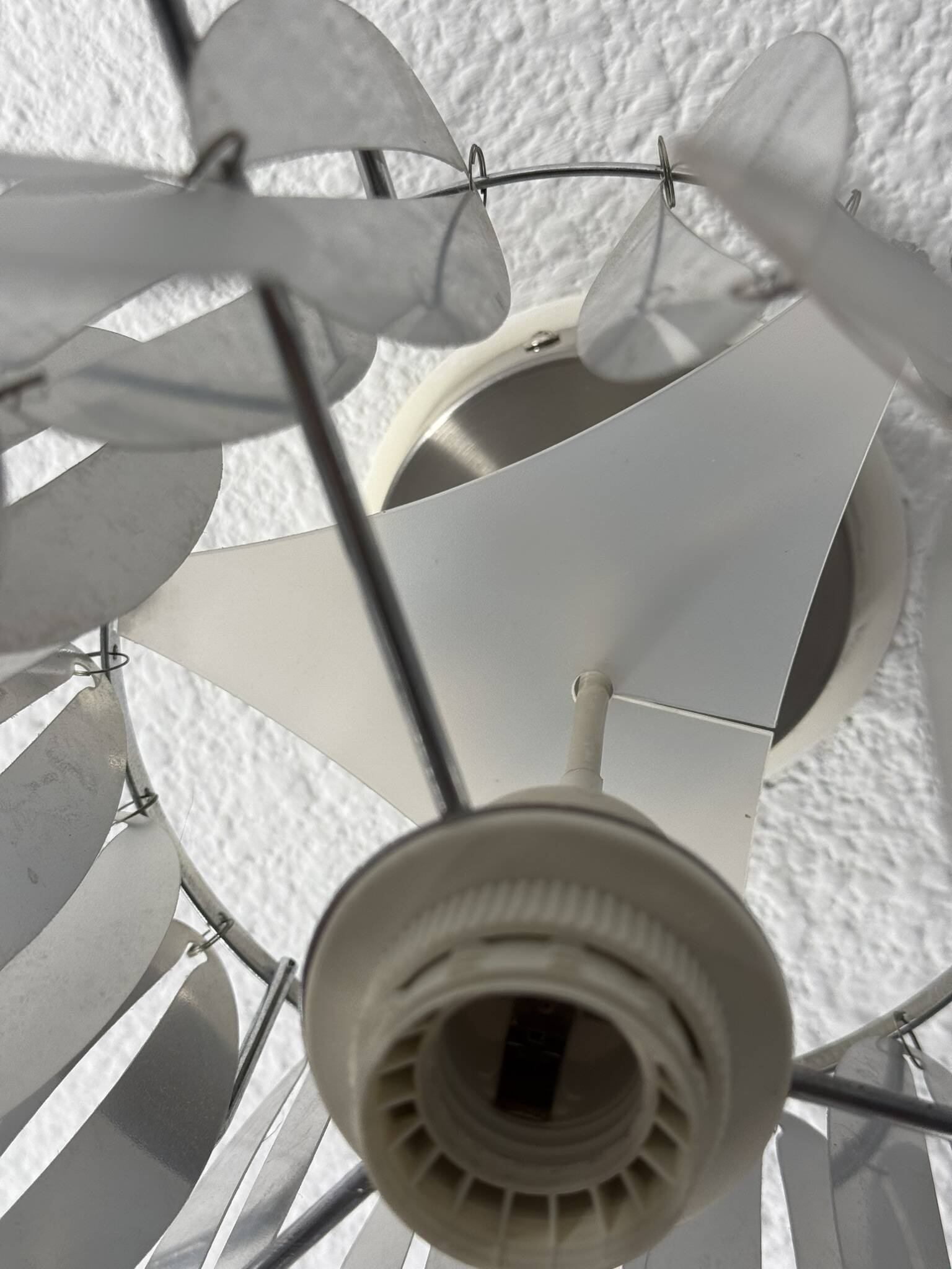 Space Age Chandelier with Cascading Plastic Discs – Mid-Century Modern