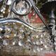 Nickel bronze chandelier