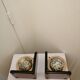 Paire de serre livres globe bois