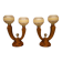Unique table lamps from the mid-20th century, after renovation.