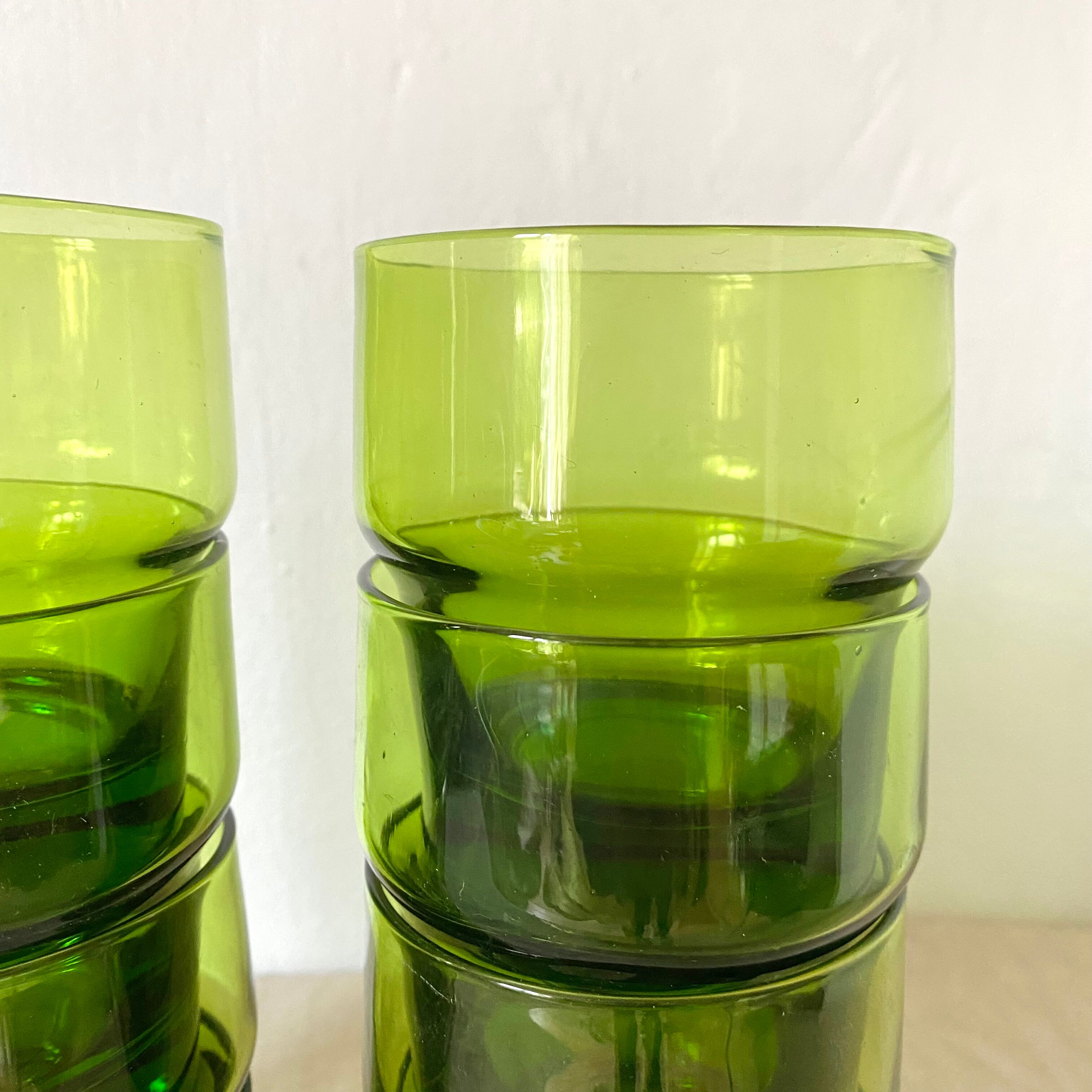 Vintage water glasses 70s
