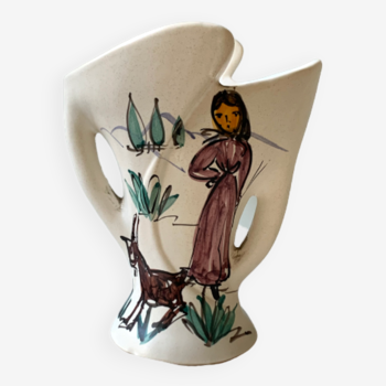 Ancien vase céramique Corse vintage