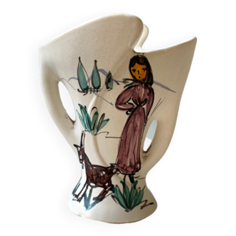 Ancien vase céramique Corse vintage