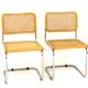Set de 2 chaises "B32", Marcel Breuer, Italie, 1990