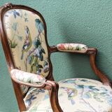 Cabriolet armchair, Louis XV period, 18th century