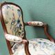 Fauteuil cabriolet, époque Louis XV, 18ème siècle