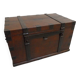 Antique wooden travel  chest