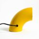 Very rare original Space Age 60s yellow table lamp made of iron by Temde