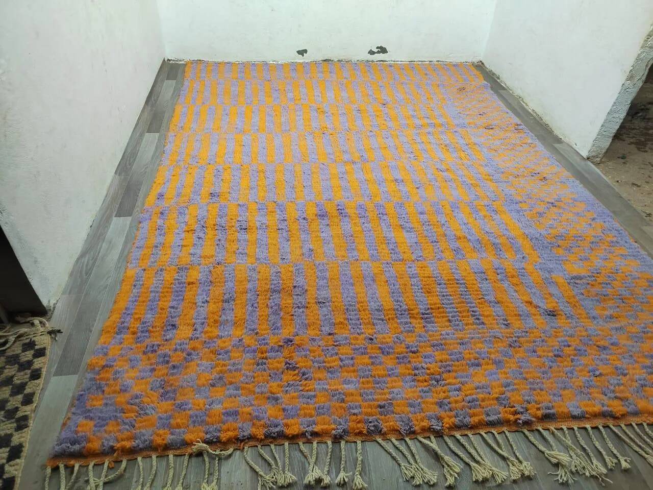 Traditional handmade Moroccan rug 3x2 m