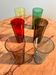 Vintage liquor and wine glasses, mid century modern from 1960s for apartment decoration / tableware