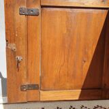 Norman countryside buffet in solid cherry wood nineteenth