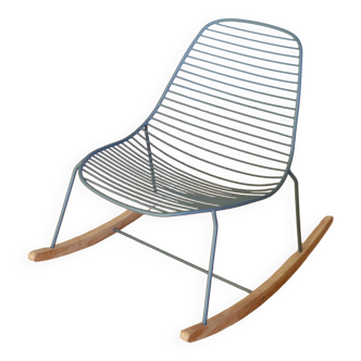 Rocking chair Sketch métal & bambou Houe Design