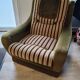 Vintage 70s fabric armchair