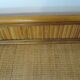 Vintage console/desk made of natural woven rattan, 1960s