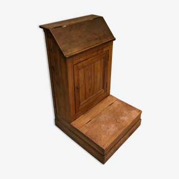Prie-dieu en bois oratoire