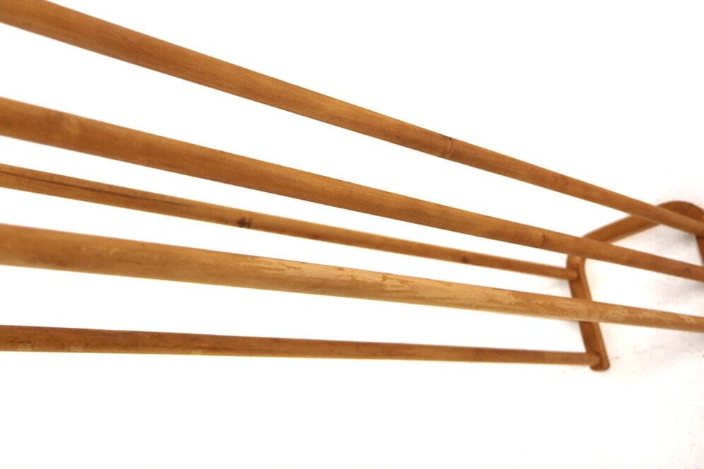Scandinavian birch coat rack, Sweden, 1950