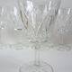 6 chiseled water glasses