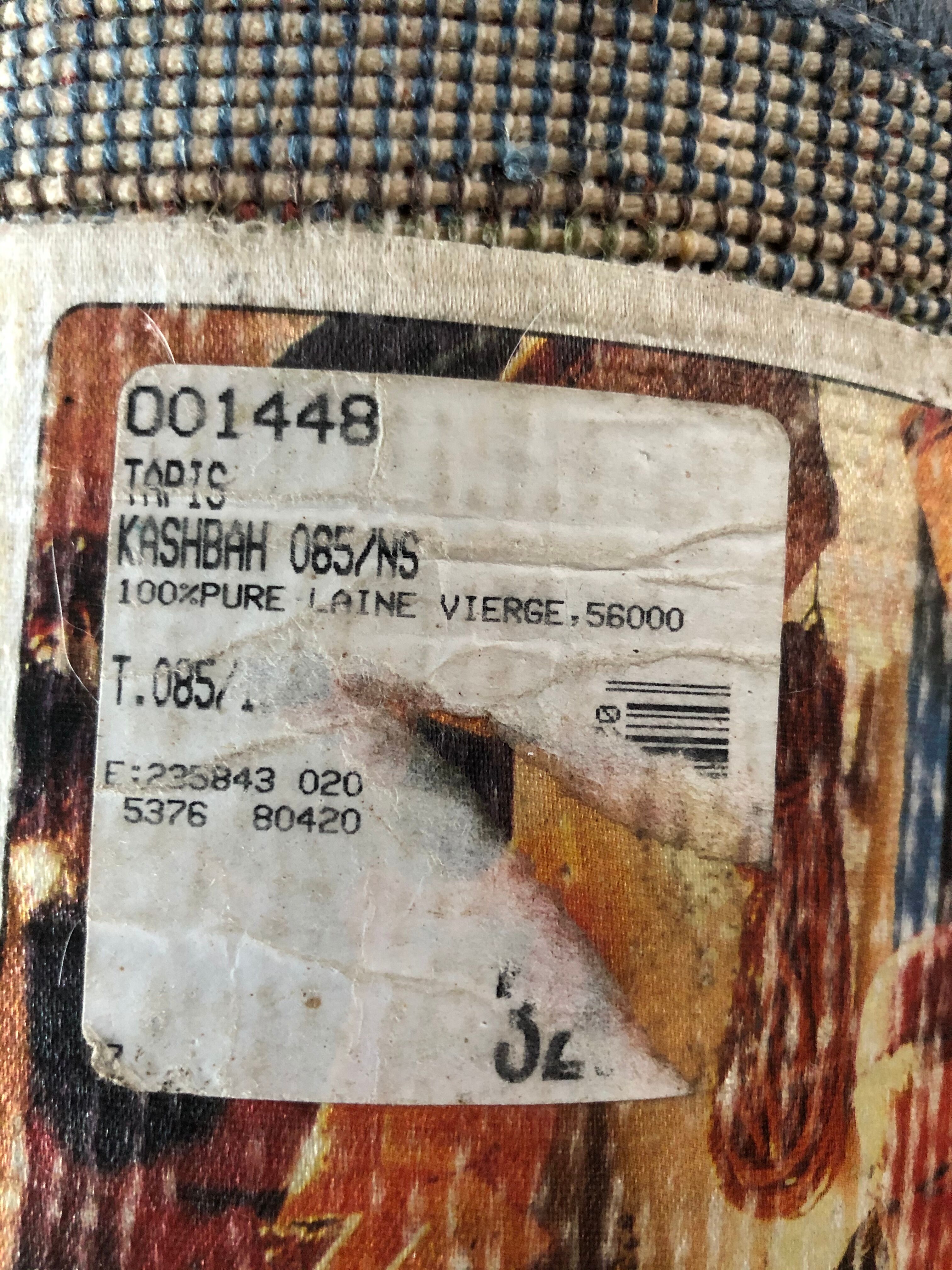 Tapis coloré en laine 146x86cm