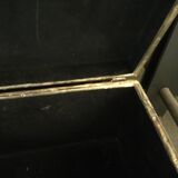 Decorated hammered metal box