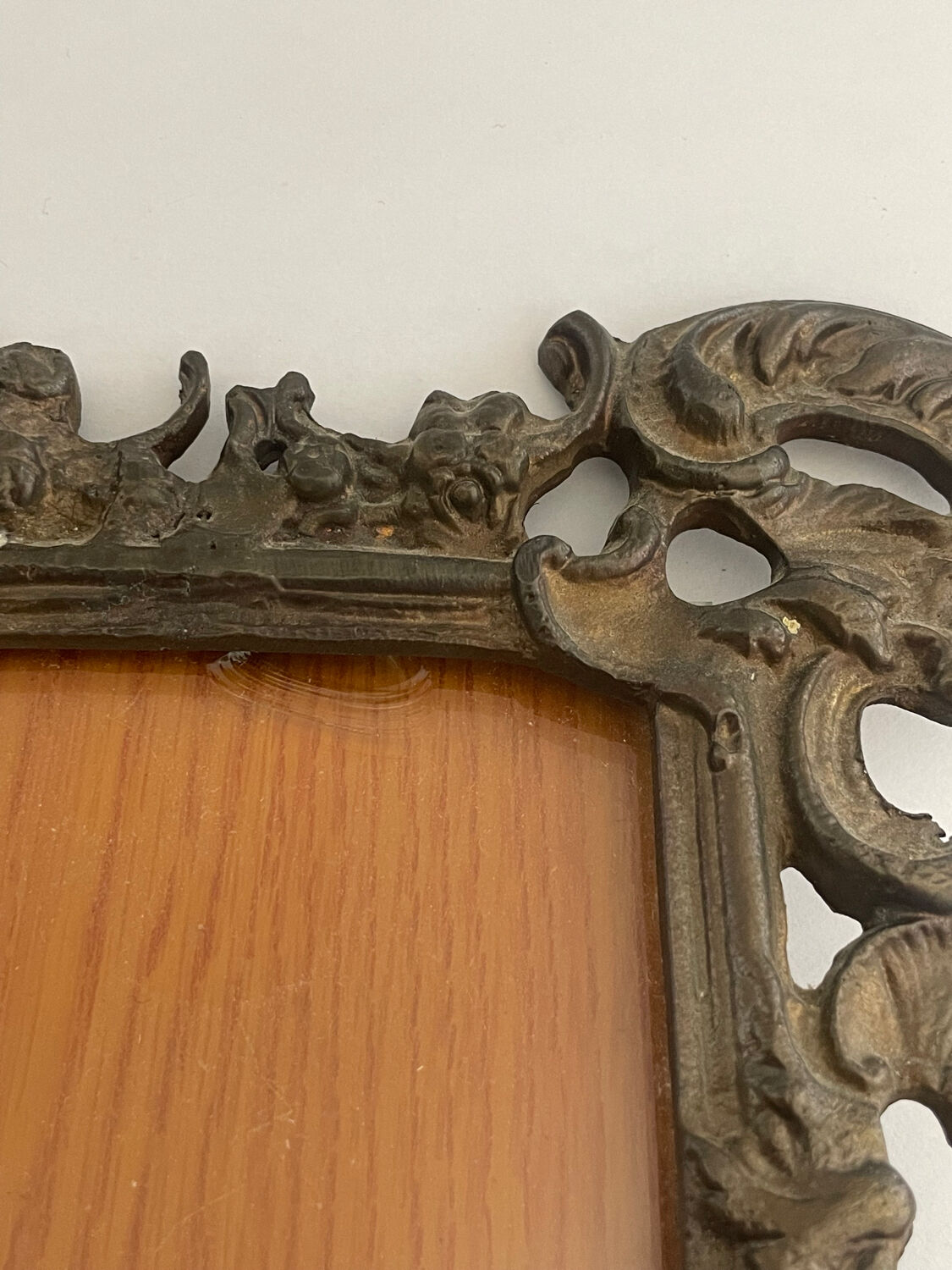 Old bronze frame nineteenth
