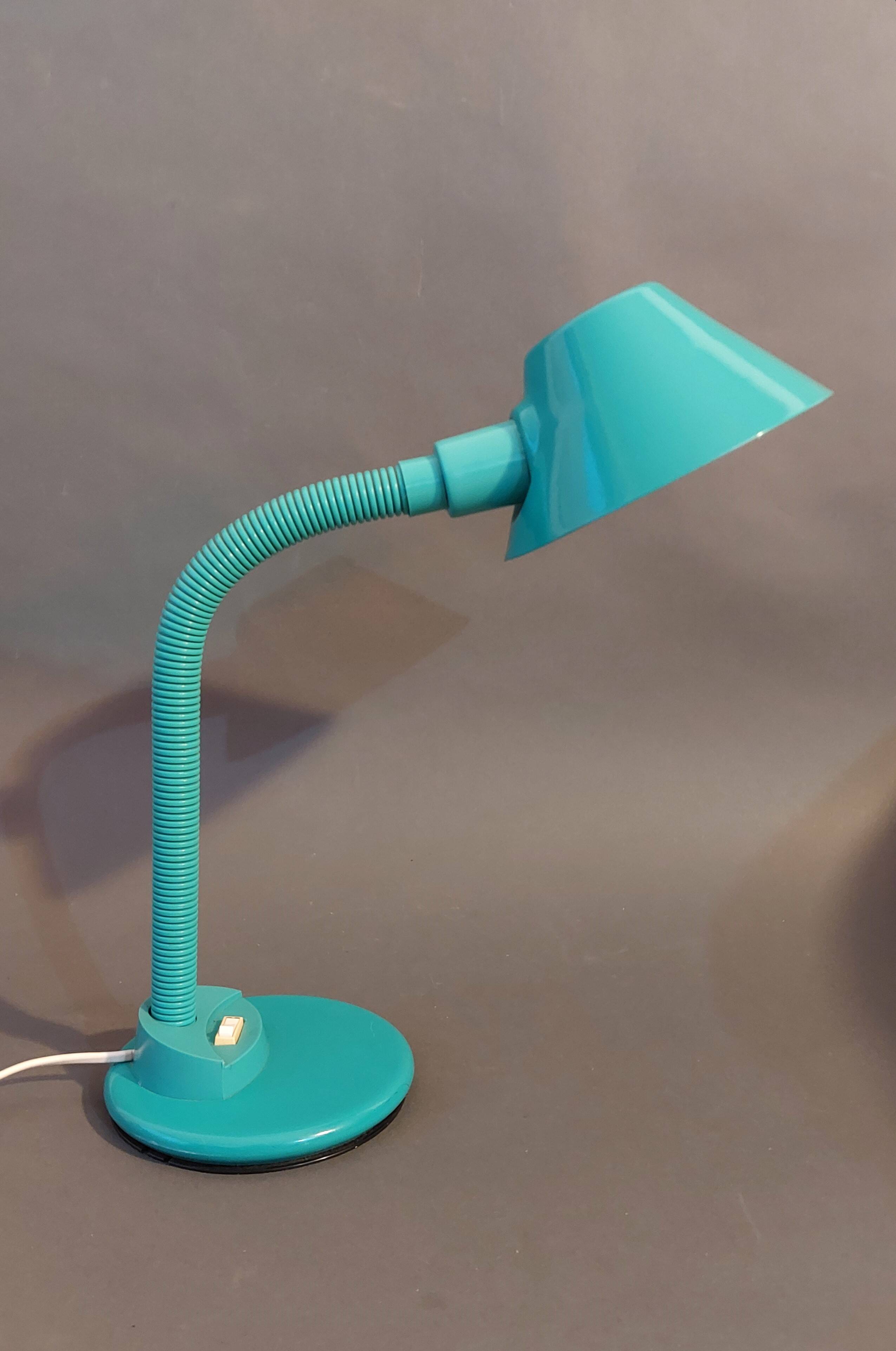 Pebble green Aluminor articulated desk lamp 1970.
