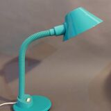 Pebble green Aluminor articulated desk lamp 1970.
