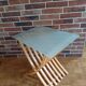IKEA EKEBERG vintage side table – 1999 – wood and glass