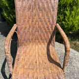 Rattan armchair from the 60s