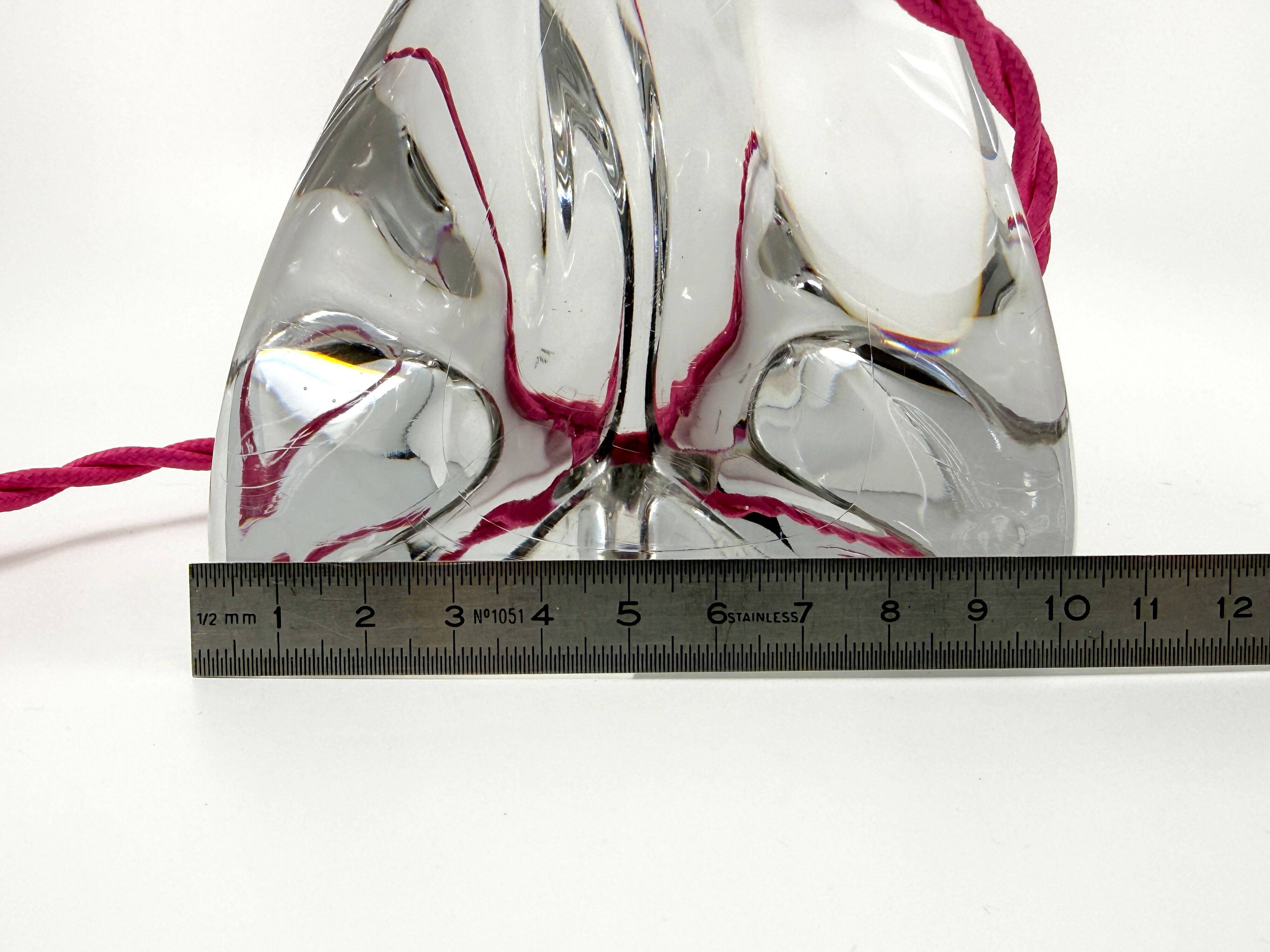 Lamp • Lorraine Crystal • France • 1950 • Custom lampshade